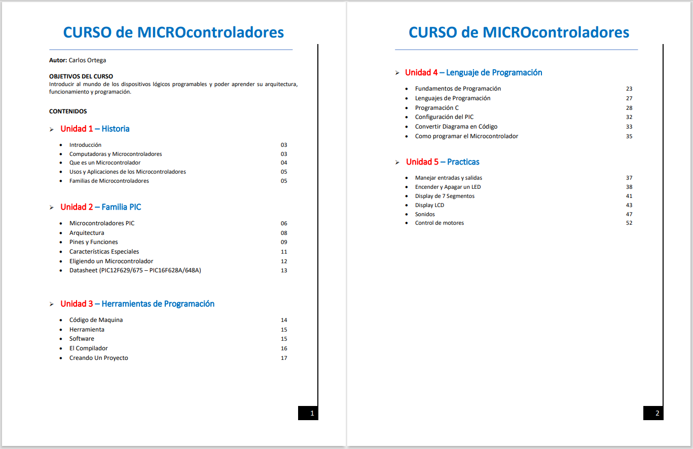 Curso de Microcontroladores